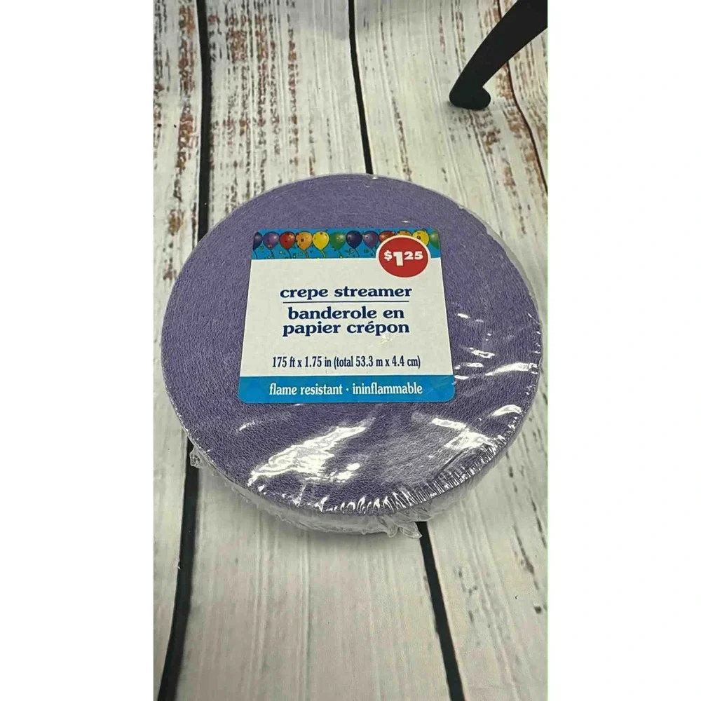Crepe Streamer Roll Red Flame Resistant Party Decoration‎ Craft